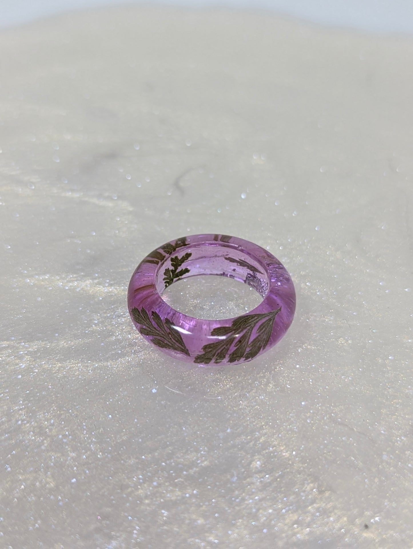 Lavender Color Resin Band