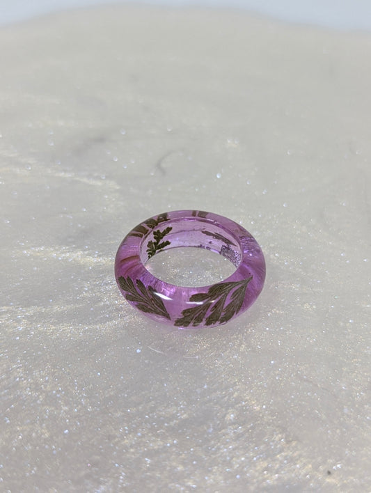 Lavender Color Resin Band