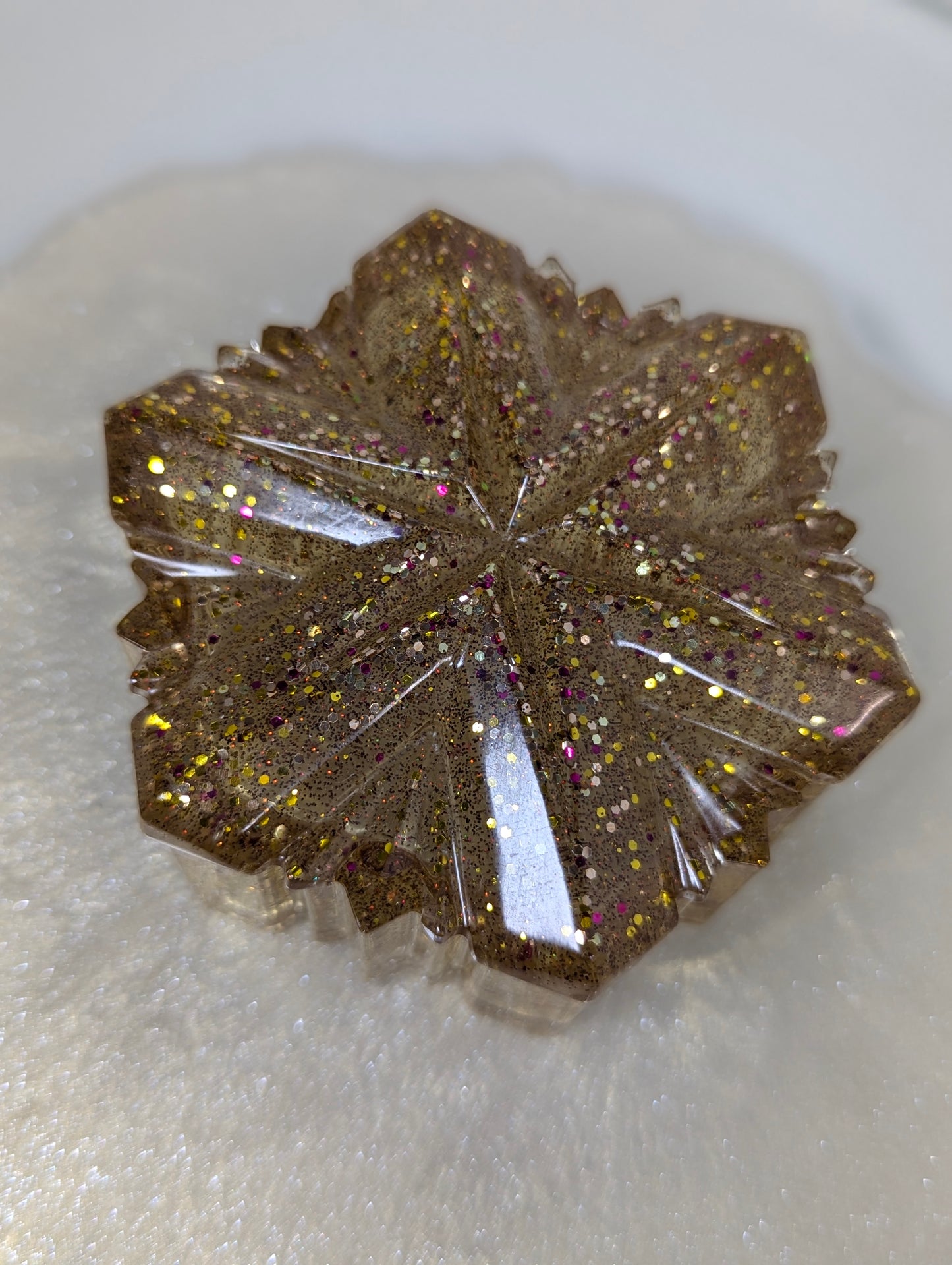 Champagne Glitter Jewelry Box