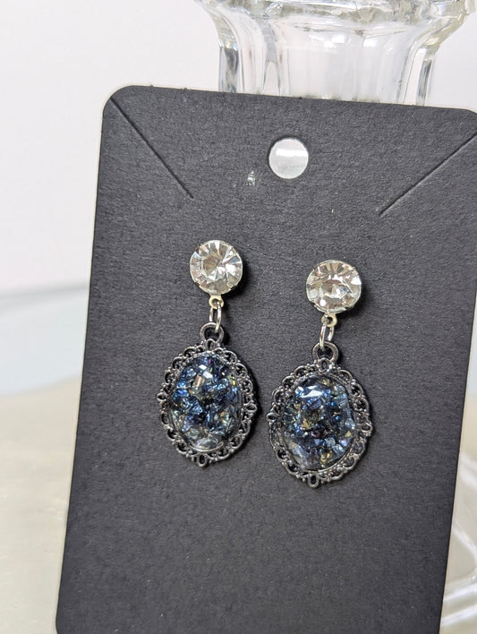 Broken Stones Resin Earrings