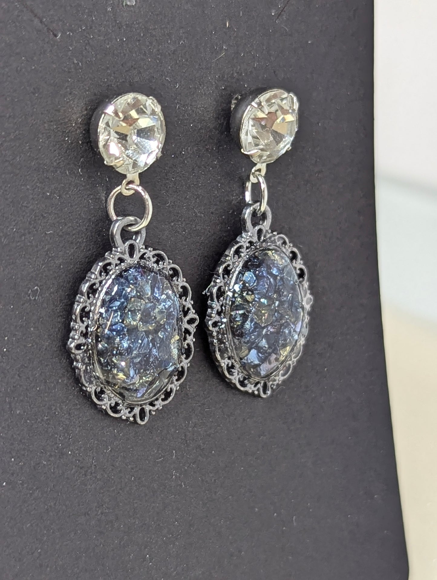 Broken Stones Resin Earrings