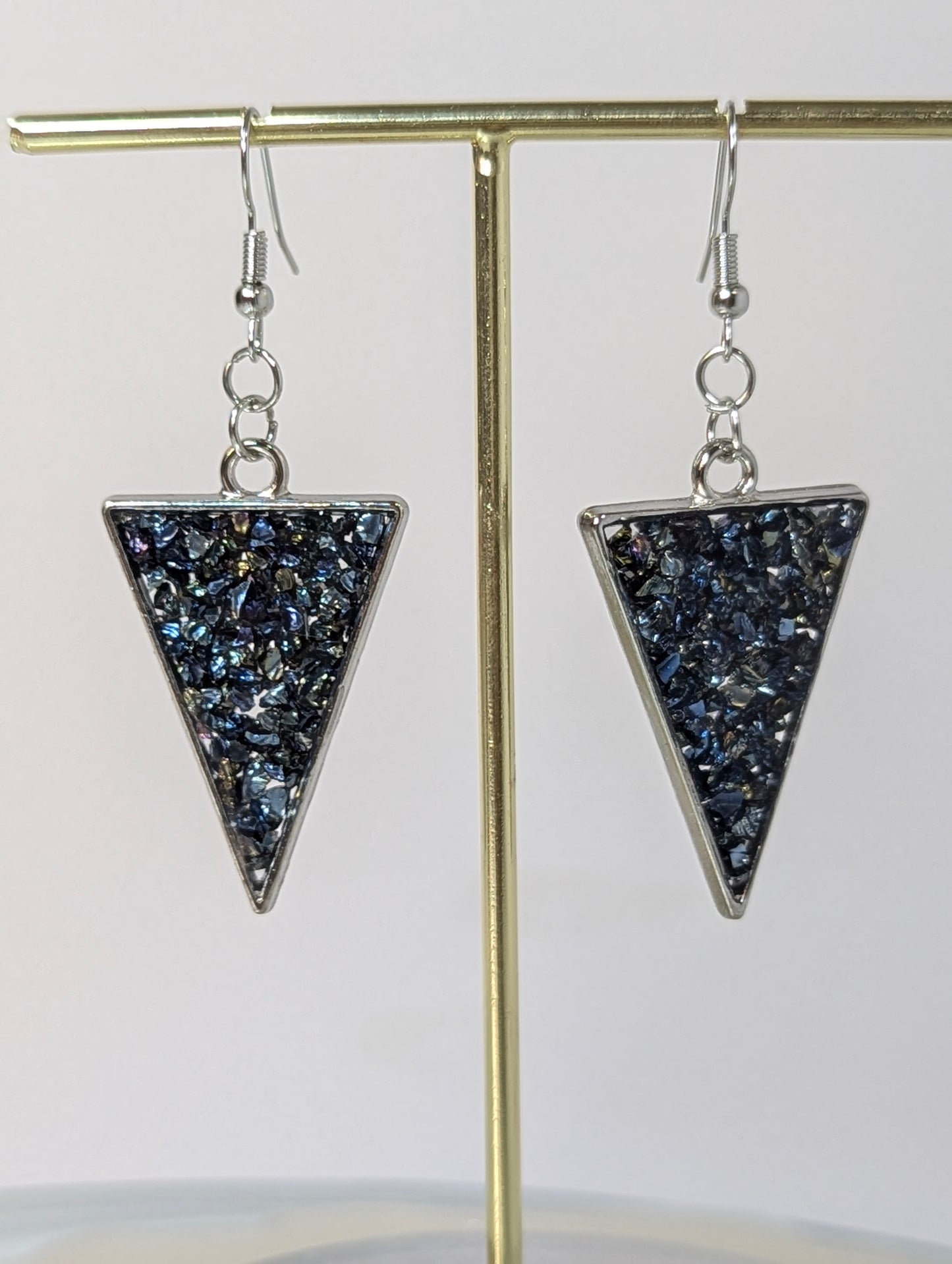 Broken Stones Resin Earrings