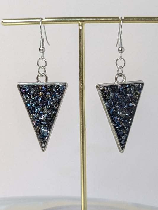 Broken Stones Resin Earrings