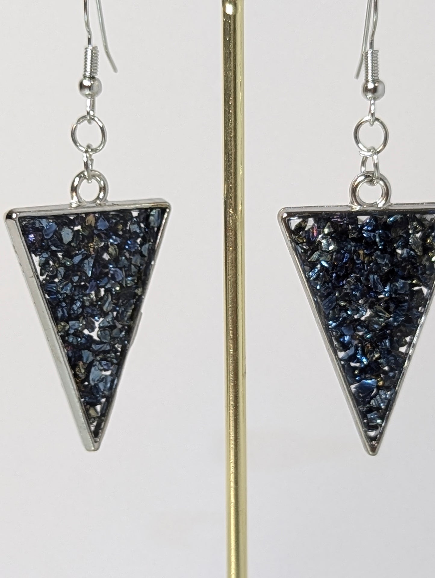 Broken Stones Resin Earrings