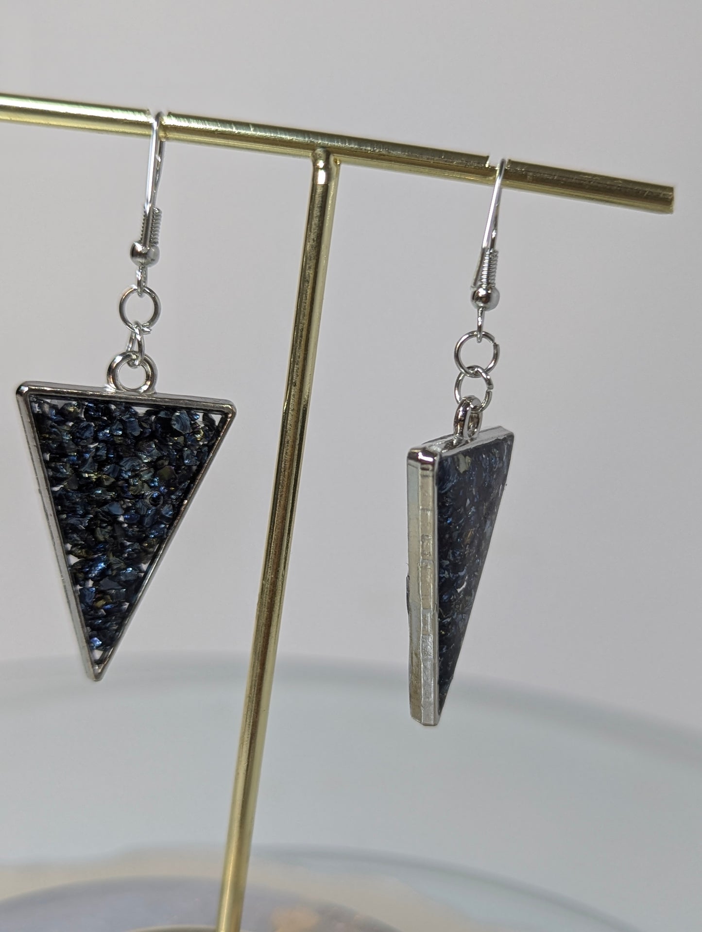 Broken Stones Resin Earrings