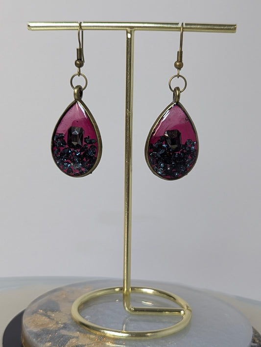 Stones with Color-Based Earrings