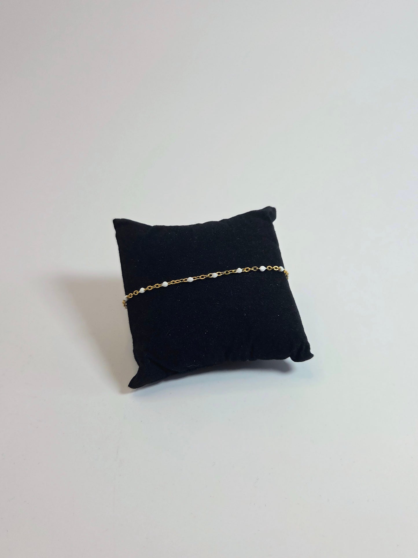 PVD Gold-Plated White Chain