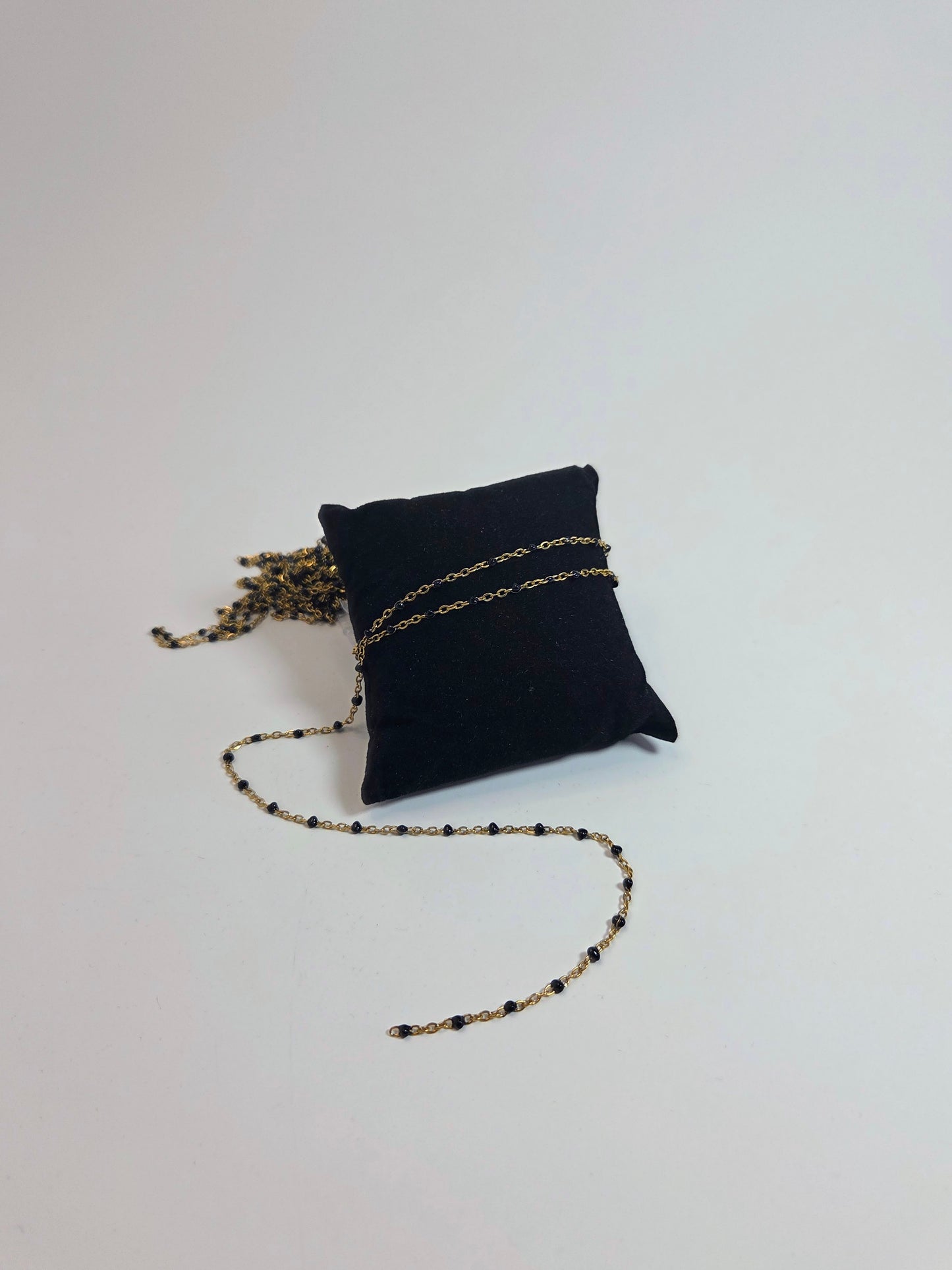 PVD Gold-Plated Black Chain