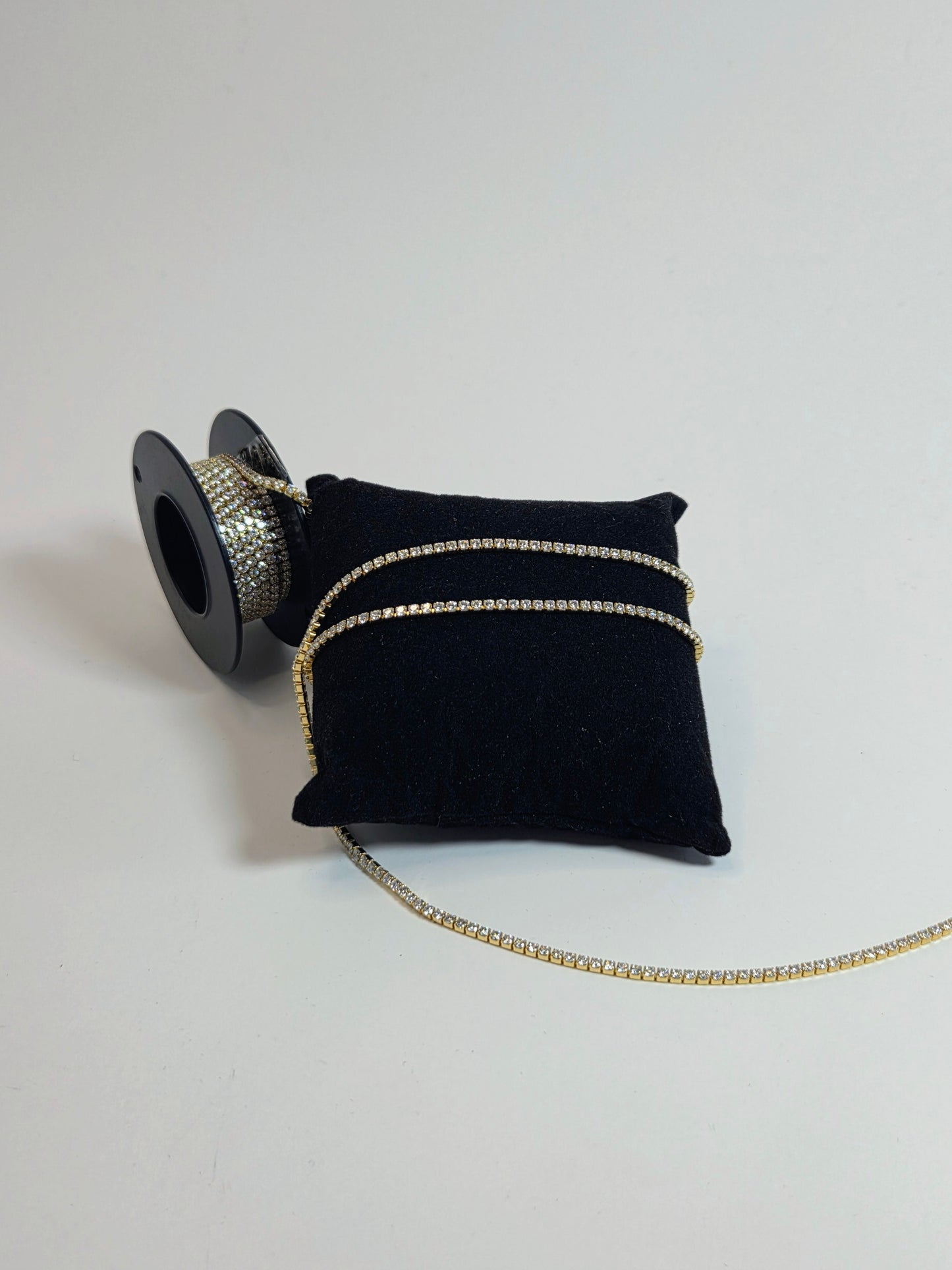 Gold-Filled Claw Setting Zircon Chain