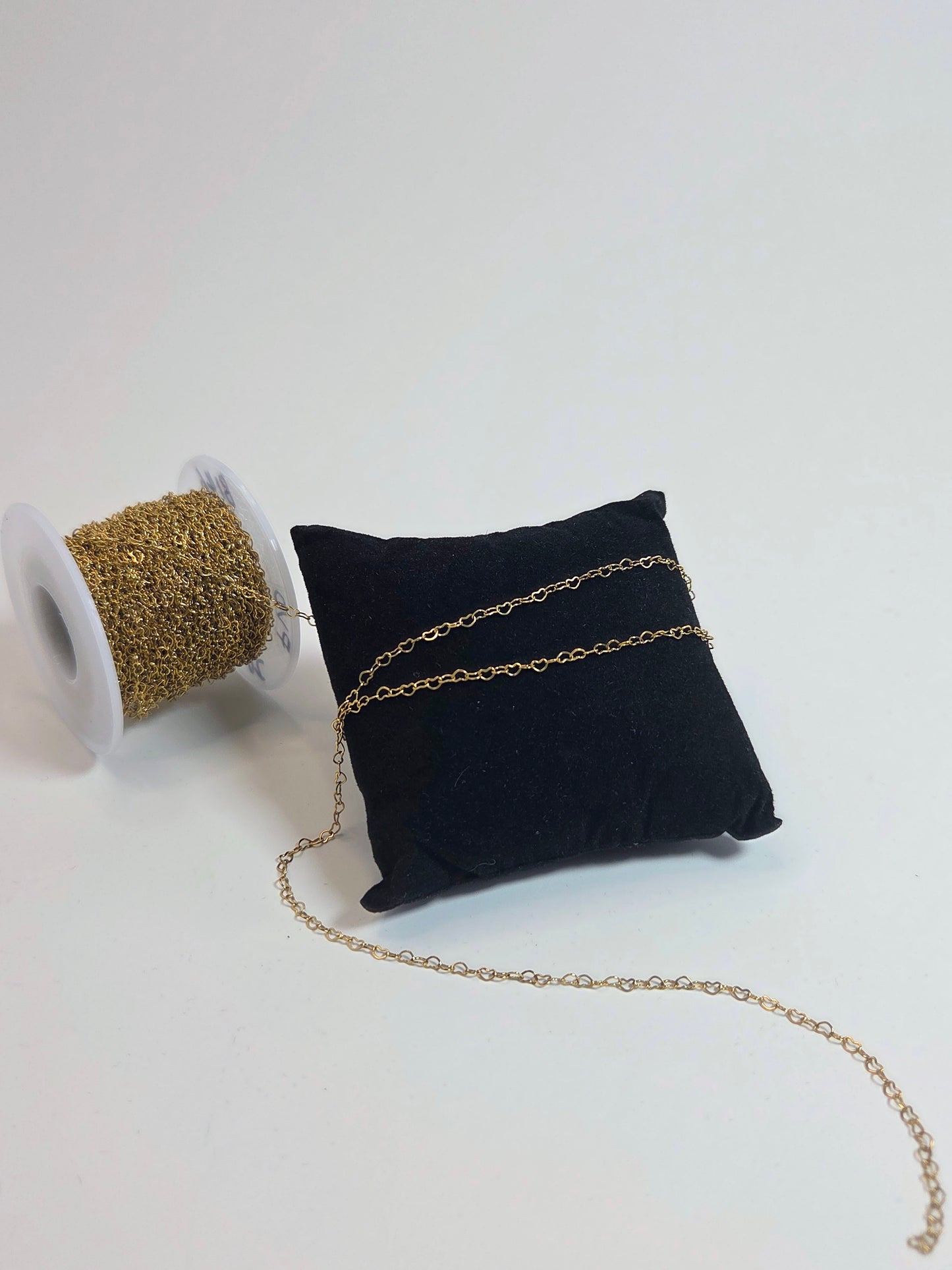PVD Gold-Plated Heart Chain