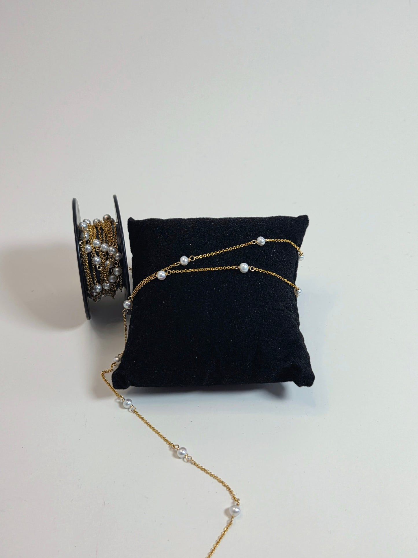 Gold-Filled Pearl Chain