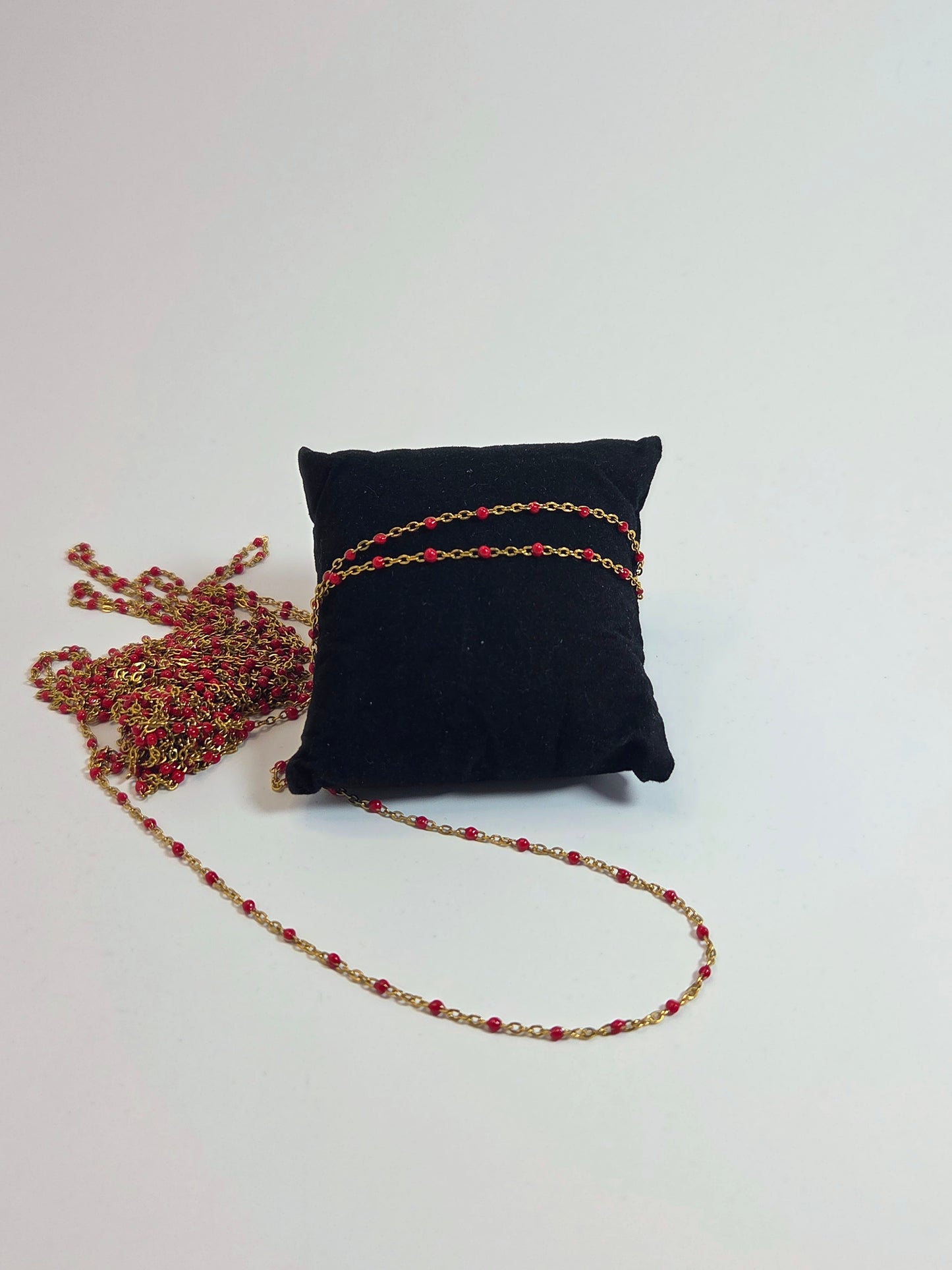 PVD Gold-Plated Red Chain