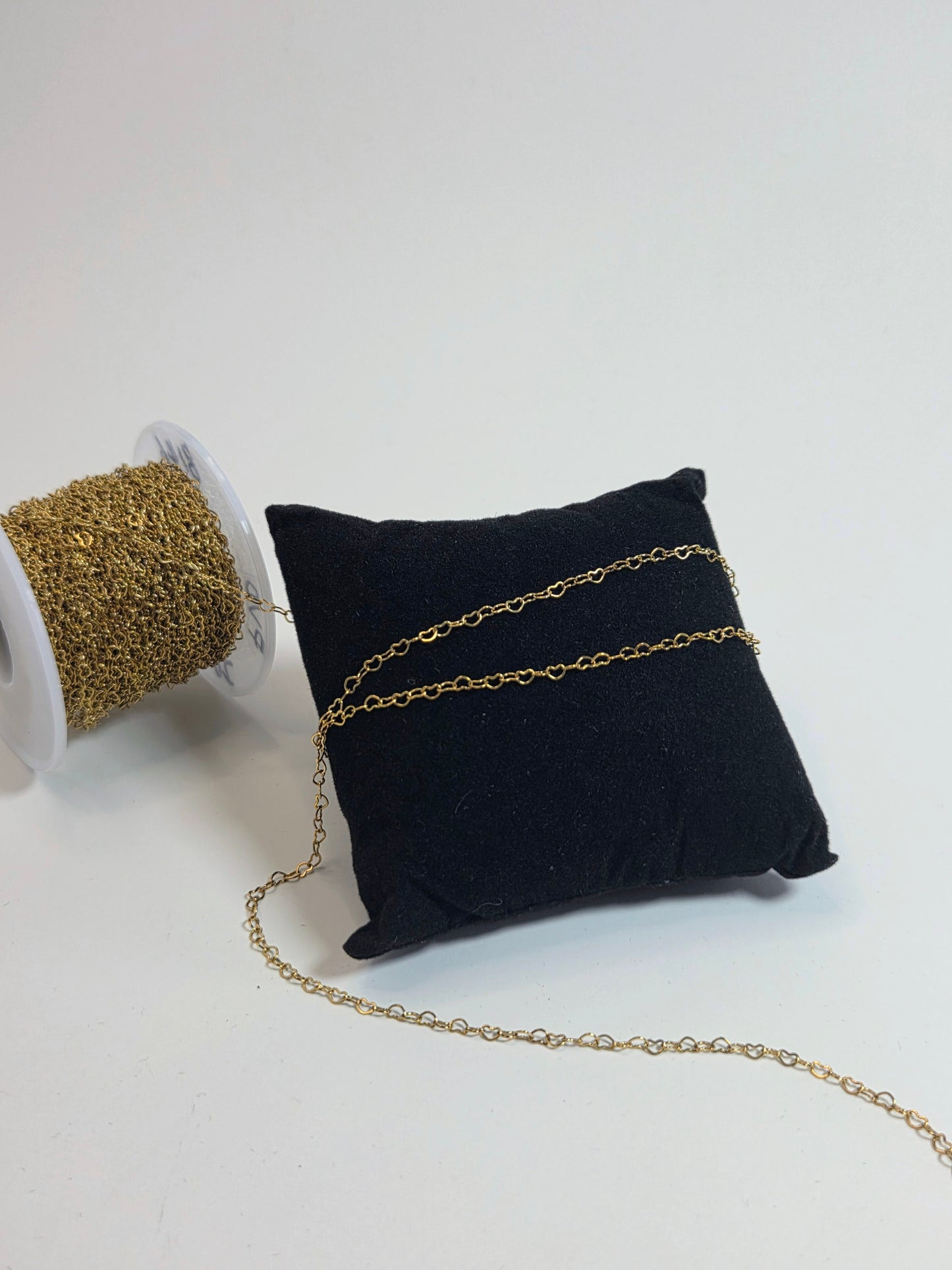 PVD Gold-Plated Heart Chain