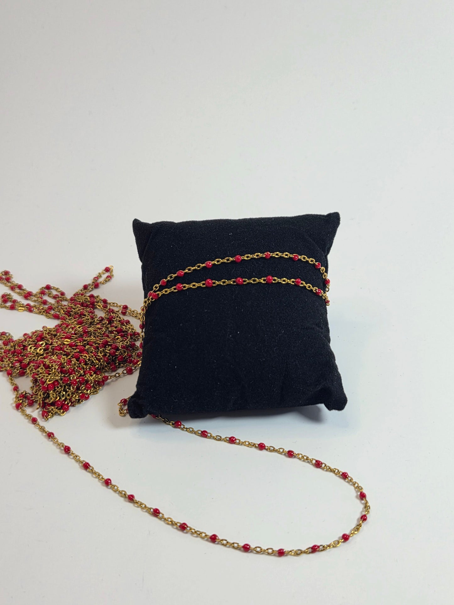 PVD Gold-Plated Red Chain