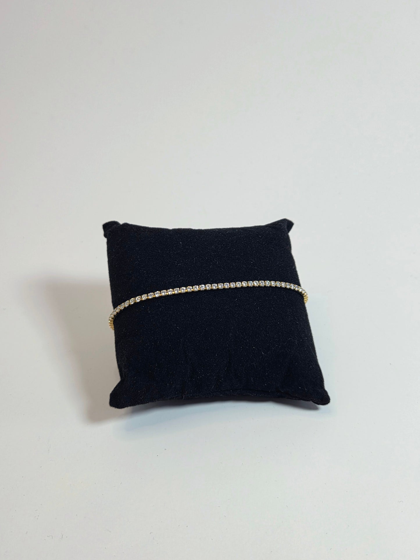 Gold-Filled Claw Setting Zircon Chain