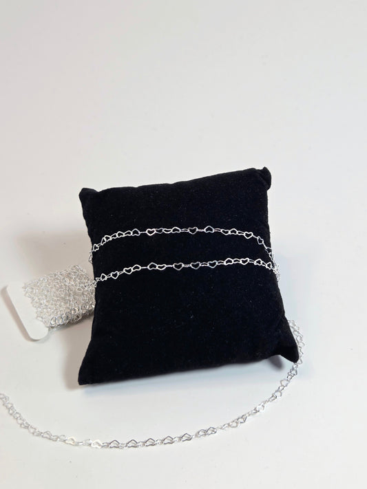 Sterling Silver Heart Chain