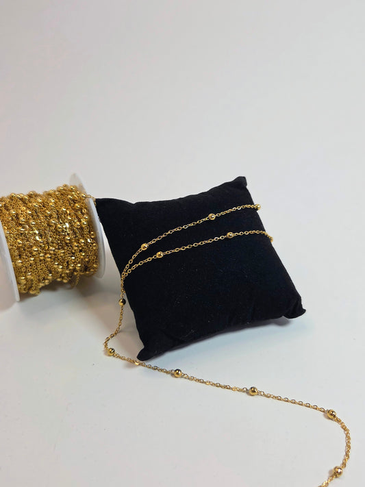 PVD Gold-Plated Ball Chain