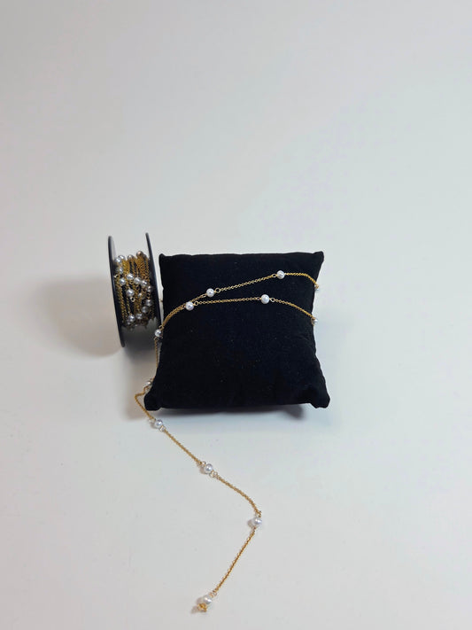 Gold-Filled Pearl Chain