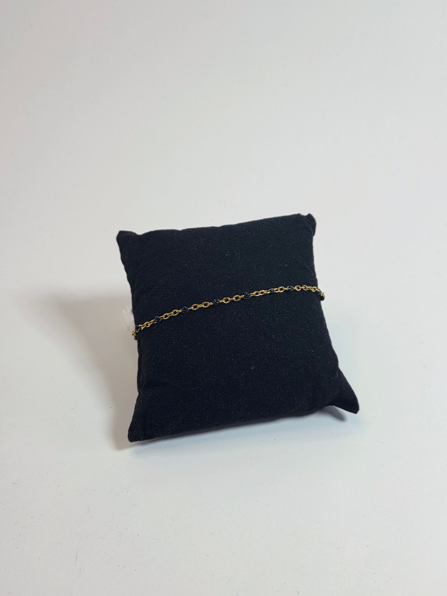 PVD Gold-Plated Black Chain