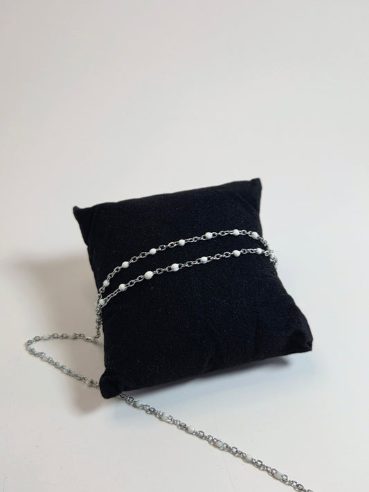 White Stainless Steel Chain
