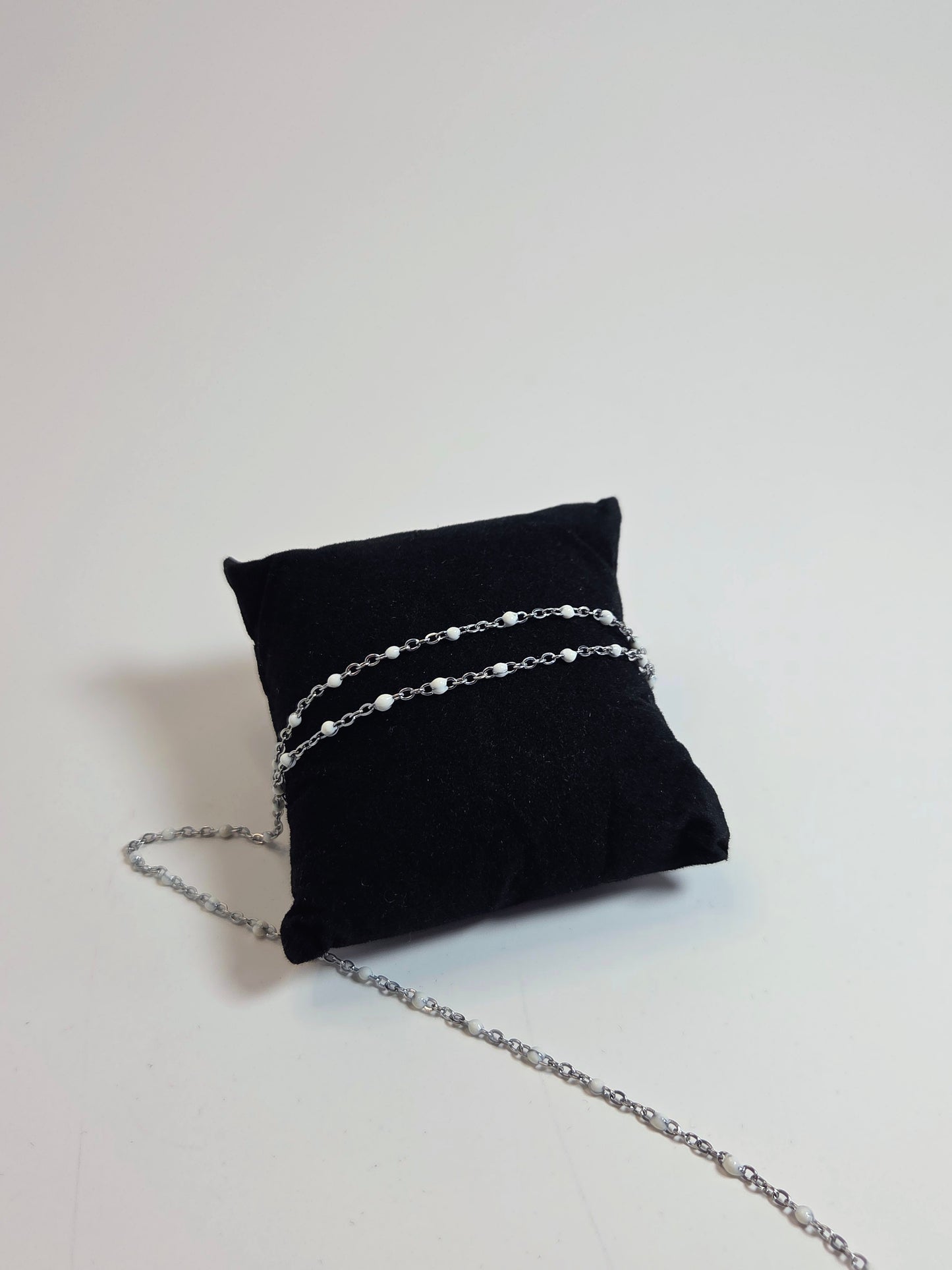 White Stainless Steel Chain