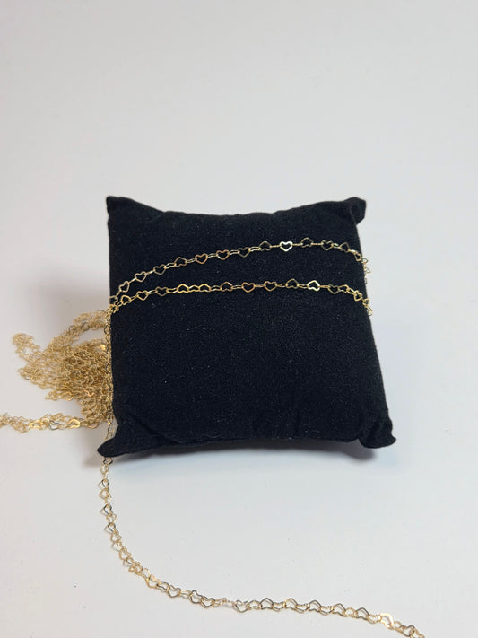 Gold-Filled Heart Chain